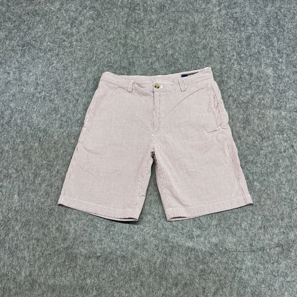 Vineyard‎ Vines Shorts Mens 30 Red Stripe Club Short Chino Stretch Casual Preppy